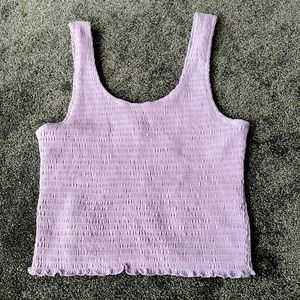 pastel purple Hollister tank top